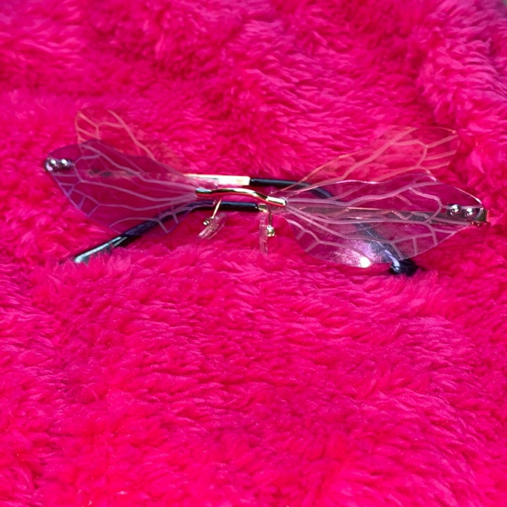 Dragon Fly glasses (purple & pink)